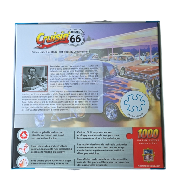 MASTERPIECES Friday Night Hot Rods puzzle. - Picture 2 of 7